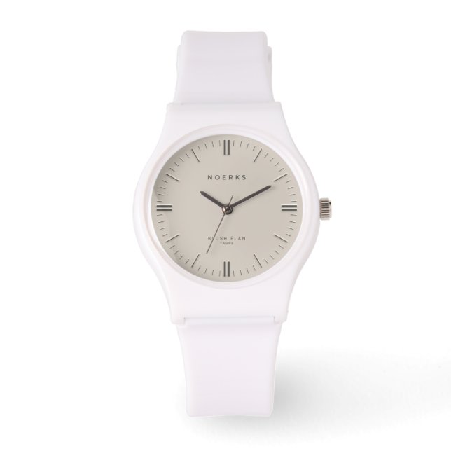 Blush Élan Minimalist Watch - Taupe (Front)