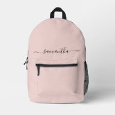 Sophisticated Blush Backpack Elegant Pink Backpack For Women, Stylish Design on Luulla main image 2