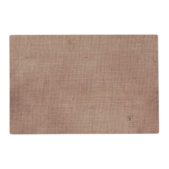 Blush Faux Linen (linen look)  Placemat (Front)