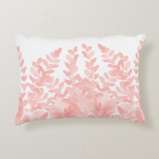 Blush Fern Design for Natural Home Accent Pillow