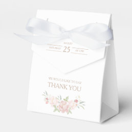 Blush Floral Baby Shower Favor Box