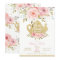 Blush Floral Bridal Shower Tea Party Invitation
