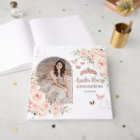 Blush Floral Butterflies Rose Gold Quince XV Photo