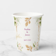 Blush Floral Gold Geometric wedding