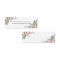 Blush Floral Greenery Wedding Website Card Mini
