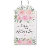 Blush Floral Happy Mother's Day Gift Tags