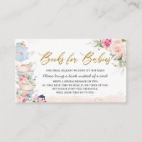 Blush Floral High Tea Party Books for Babies Twins