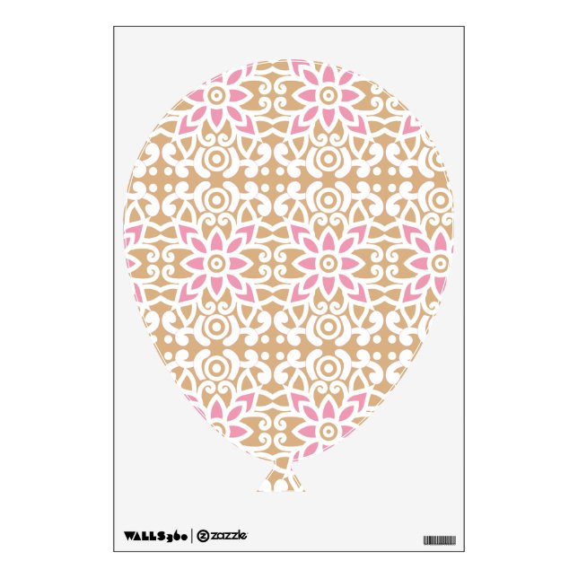 Blush Floral Luxury Wall Decal Decor (Front)