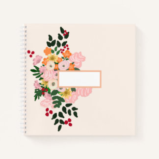 Blush Floral Note Book