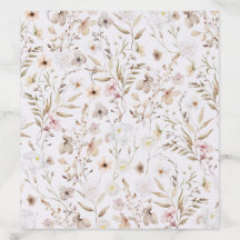 Blush Floral Wedding A7 Envelope Liner