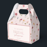 Blush Floral Wildflower Bridal Shower Gift Favor B Favor Boxes<br><div class="desc">Blush Floral Wildflower Bridal Shower Gift Favor Box</div>