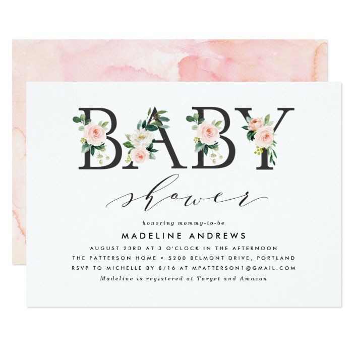 zazzle baby shower invitations