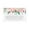 Blush Florals Display Shower Invitation Insert