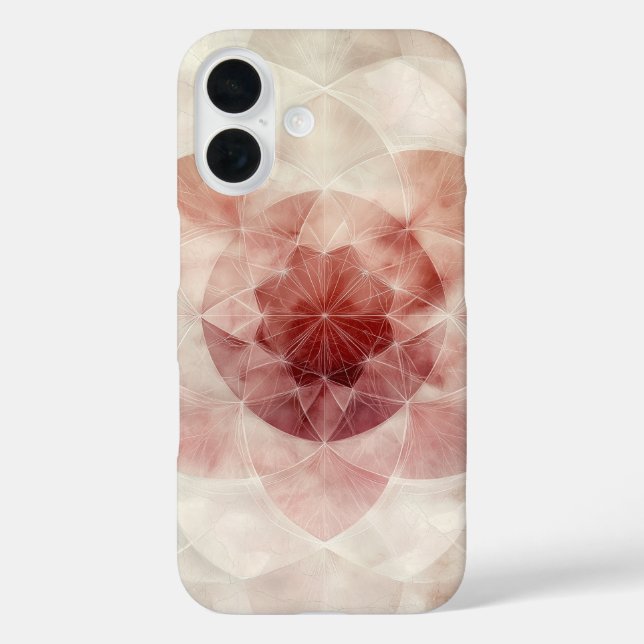 Blush Flow Petals Case-Mate iPhone Case (Back)