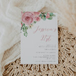 Blush Flowers 21st Birthday Party Invitation<br><div class="desc">Blush Flowers 21st Birthday Party Invitation

See matching collection in Niche & Nest Store</div>