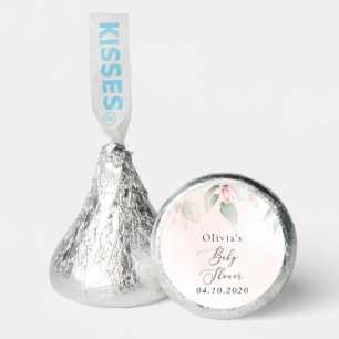 Blush Flowers, Pink Flowers, Boho, Baby Shower Hershey®'s Kisses®
