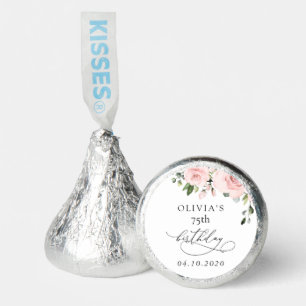 Blush Flowers, Pink Flowers, Greenery, Birthday Hershey®'s Kisses®