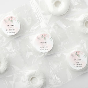 Blush Flowers, Pink Flowers, Greenery, Wedding Life Saver® Mints