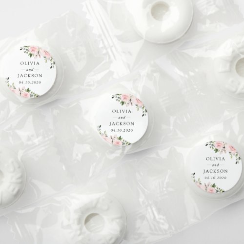 Blush Flowers Pink Flowers Greenery Wedding Life Saver Mints