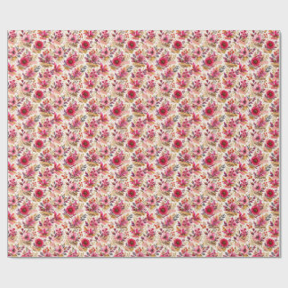 Blush Garden Tapestry Wrapping Paper