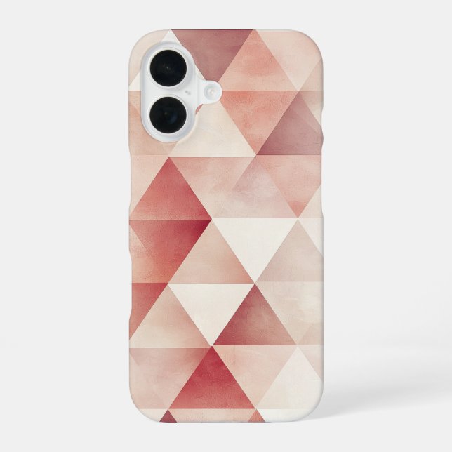 Blush Geometry Fade Iphone Case (Back)