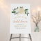 Blush Gold and Green Floral Bridal Shower Welcome