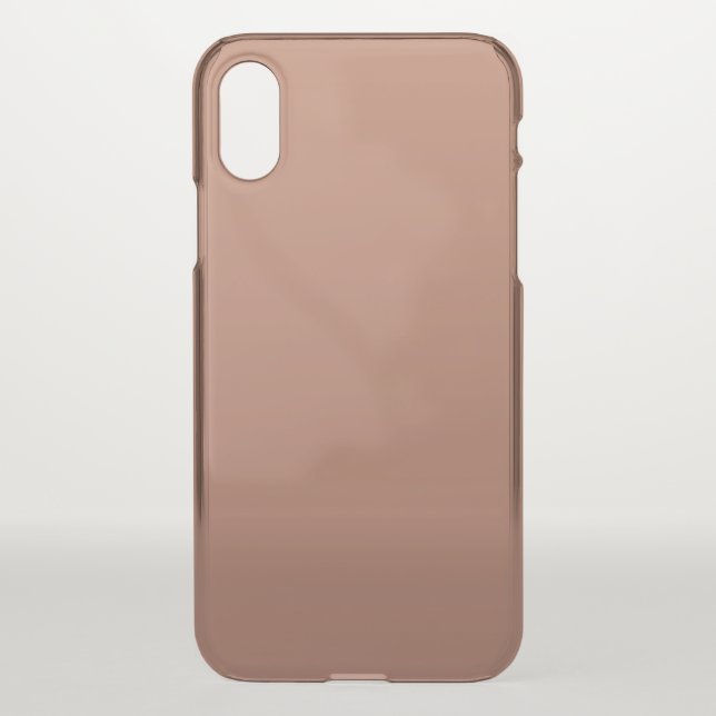 Blush Gold Copper Brown Uncommon iPhone Case (Back)