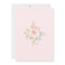 Blush Gold Floral Rose Girl Baby Shower
