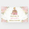 Blush Gold Flower Travel Bridal Shower Welcome