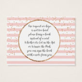 Blush & Gold Fox Princess Bring A Book (Back)