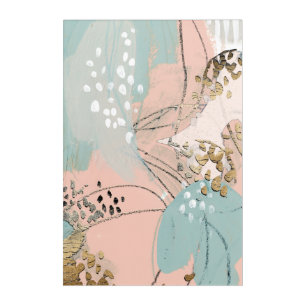 Blush & Gold I Acrylic Print