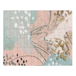Blush & Gold I Jigsaw Puzzle