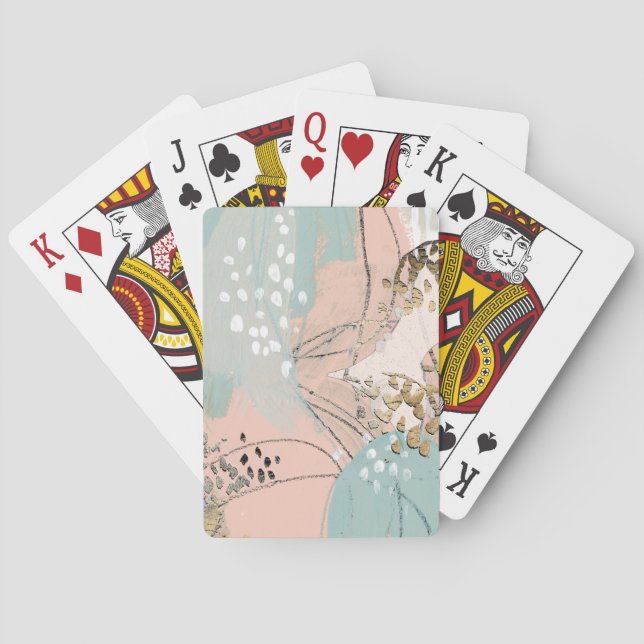 Blush & Gold I Poker Cards (Back)