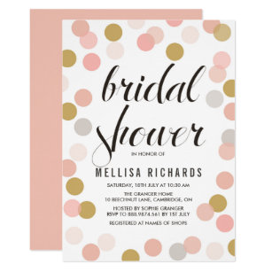 polka dot bridal shower