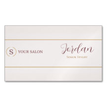 Blush Gold Salon Stylist Logo