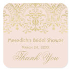 Blush Gold Vintage Glamour Wedding Bridal Shower