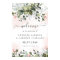 Blush Greenery Dusty Blue Wedding Welcome Sign XL