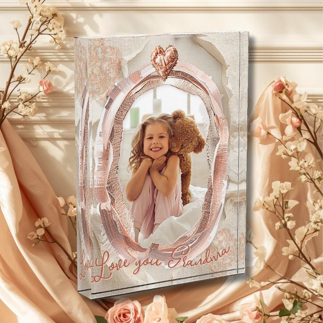 Blush Heirloom Heart Photo Frame Loving Keepsake (Creator Uploaded)