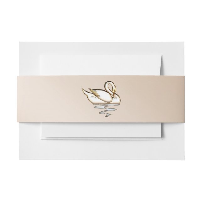 Blush Invitation Belly Band (Front Example)