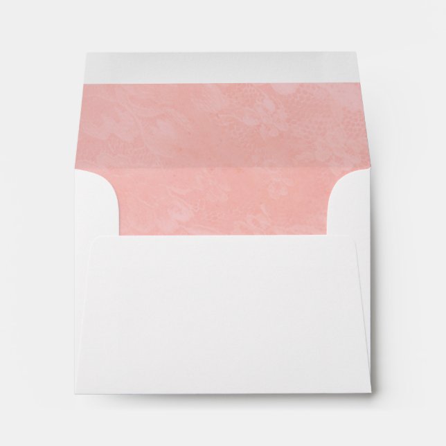 Blush Lace Envelope (Back (Bottom))