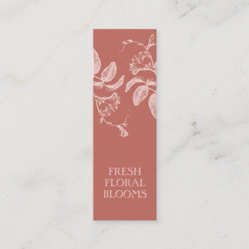 Blush Line Art Florist Product Tags Card