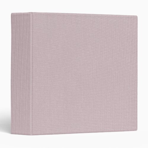 Blush Linen Fabric Texture Minimalist Blank Clean 3 Ring Binder