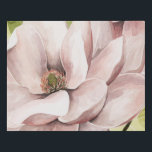 Blush Magnolia Flowers Faux Canvas Print<br><div class="desc">Blush Magnolia II by Grace Popp. Features a close-up of pinkish flowers in bloom.</div>