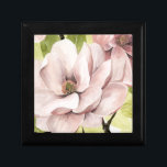 Blush Magnolia Flowers Gift Box<br><div class="desc">Blush Magnolia II by Grace Popp. Features a close-up of pinkish flowers in bloom.</div>
