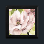 Blush Magnolia Flowers Gift Box<br><div class="desc">Blush Magnolia II by Grace Popp. Features a close-up of pinkish flowers in bloom.</div>
