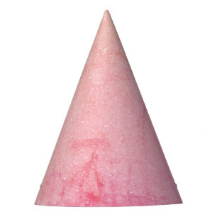 Blush Marble Party Hat - Customizable & Elegant