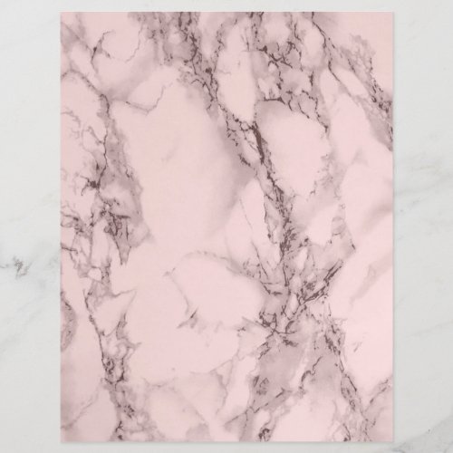 Blush Marble Scrapbook Paper