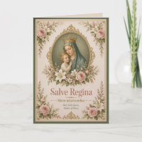 Blush Marian Salve Regina Catholic Devotional