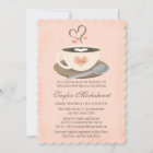 Blush Monogrammed Heart Coffee Cup Bridal Shower