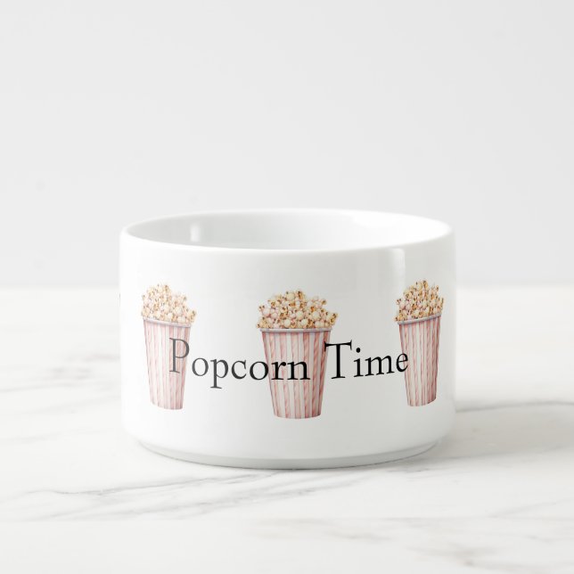 Blush Movie Time Popcorn Bowl (Center)